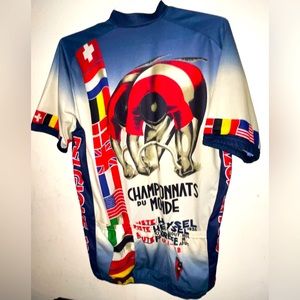 World Cup, 1935 Commemorative Bikers Shirt w/ International Flags